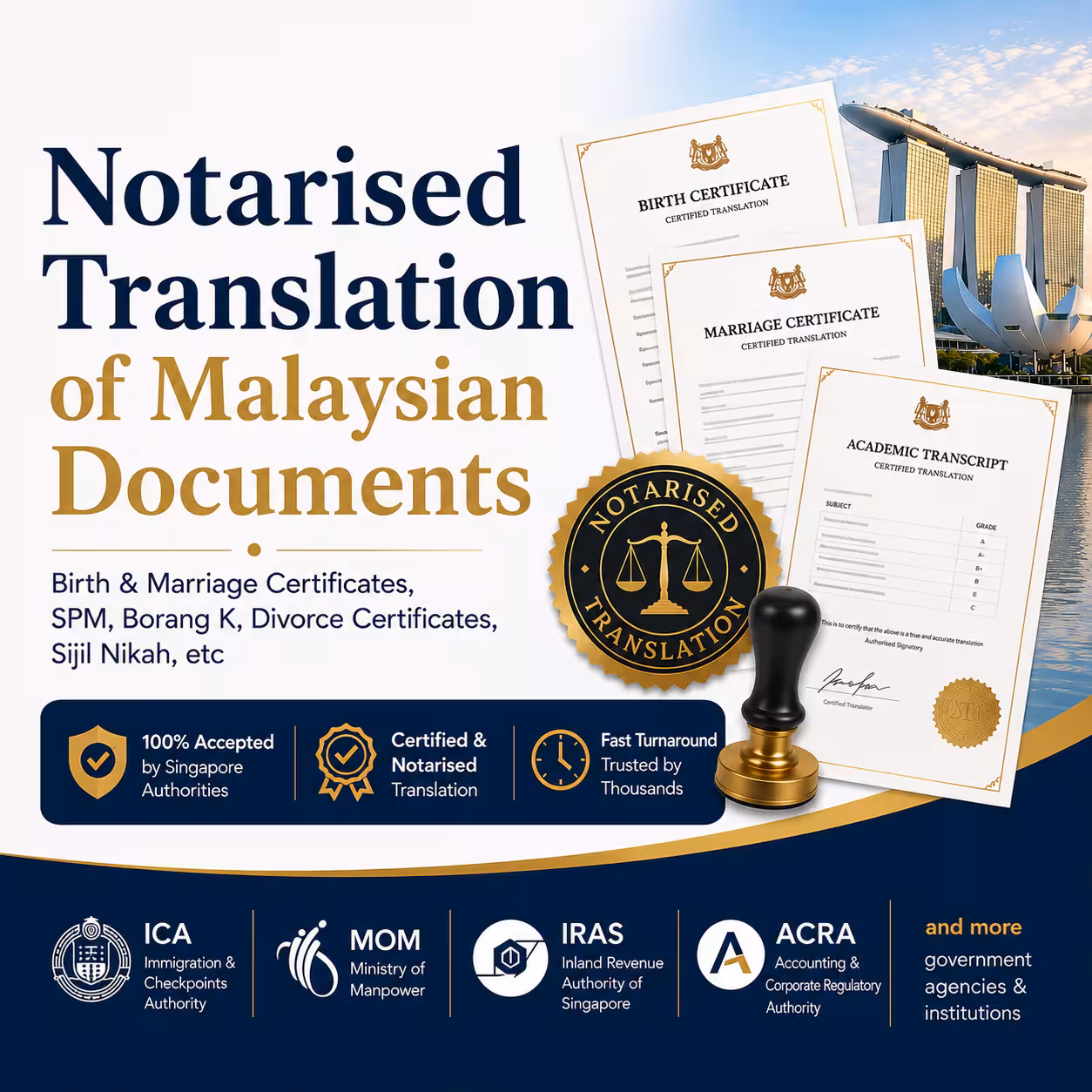 Notarised Translation Of Malaysian Documents